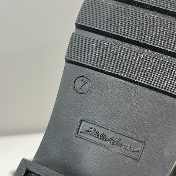 Eddie Bauer Hailey Waterproof Black Rain Boots Size 7 Chelsea Boot - Picture 10 of 15